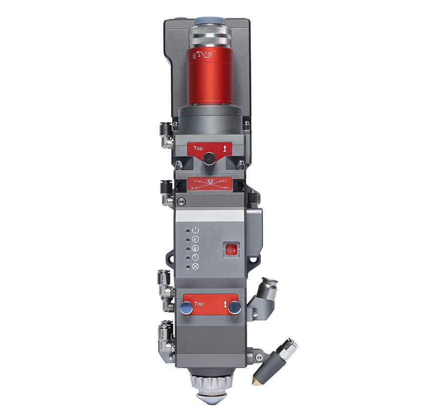 采用特殊水冷设计的激光切割头